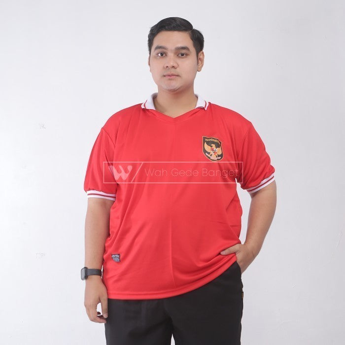 WGB Kaos Jersey olahraga BLACK18 BigSize Pria Ukuran Besar XL XXL