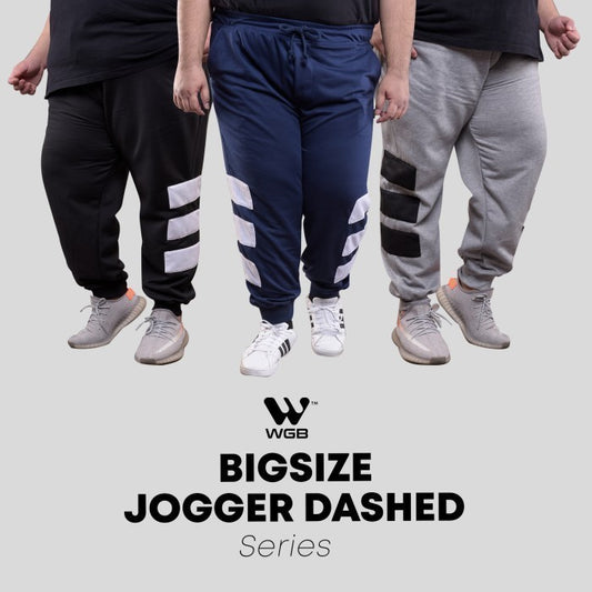 WGB Celana Jogger Panjang BW Striped Pria Bigsize Super Jumbo XL XXL