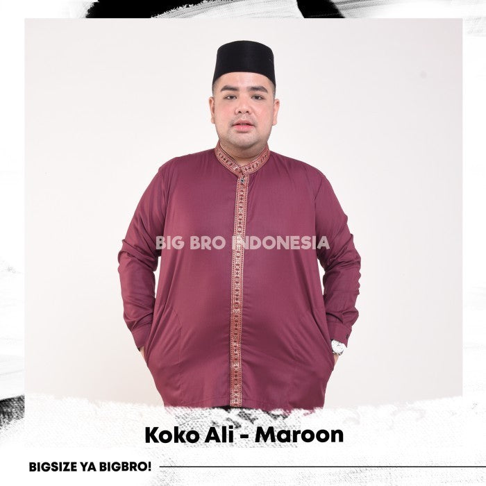 Koko Big Size Pria BIG BRO Ukuran Besar Jumbo XXL XXXL White Ali