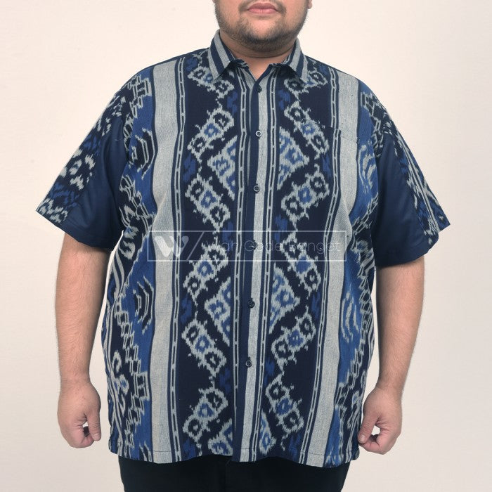 WGB Kemeja Tenun Pria Big Size Special Collection Jumbo XL XXL