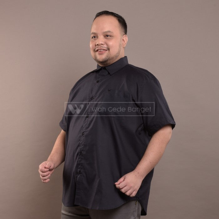 Kemeja Pria Jumbo Big Size Ukuran Besar XXL XXXL WGB Man In Black Ox