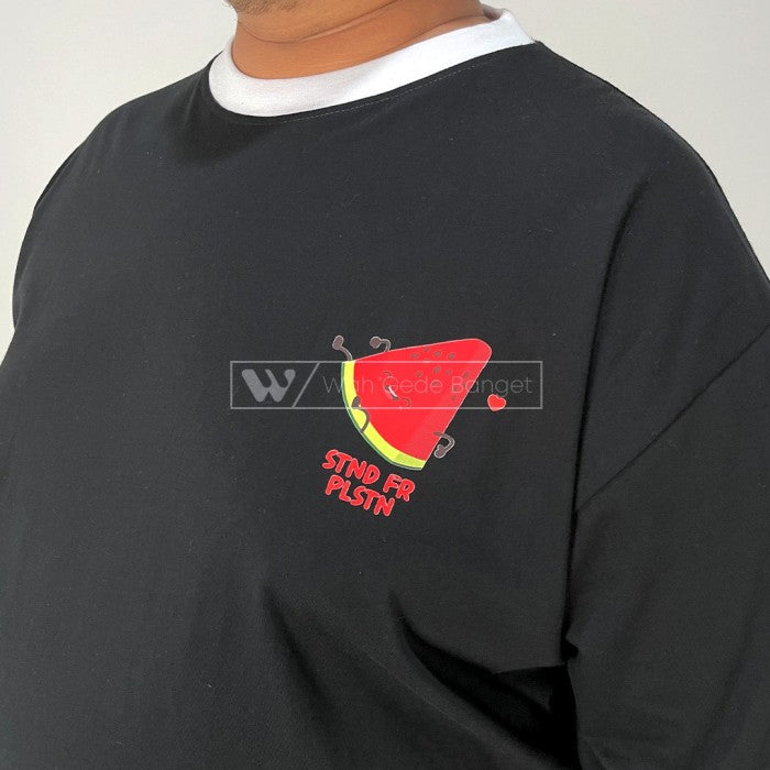 WGB Kaos Palestina Pria Big Size Ukuran Besar Jumbo XXL XXXL