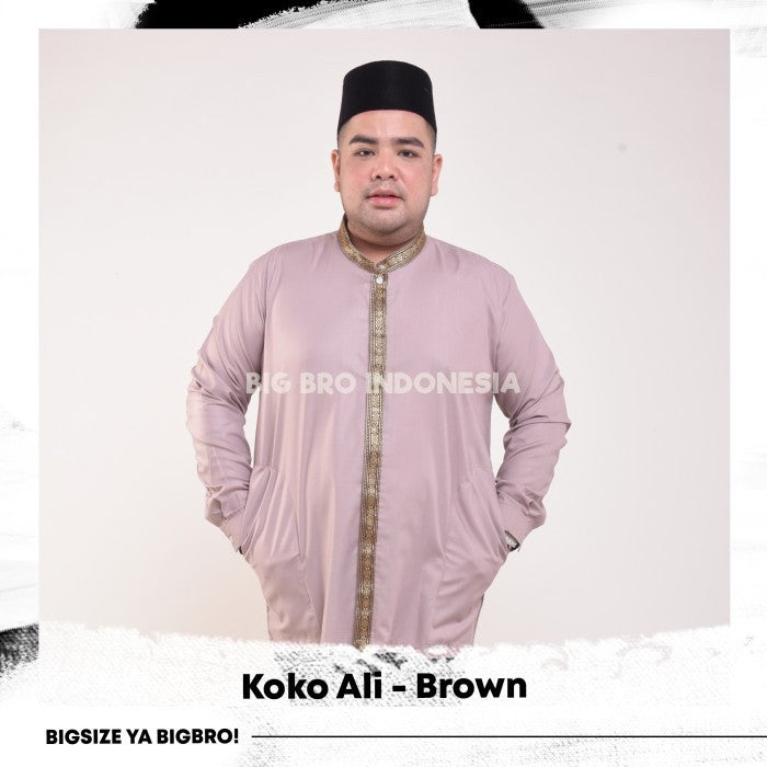 Koko Big Size Pria BIG BRO Ukuran Besar Jumbo XXL XXXL White Ali