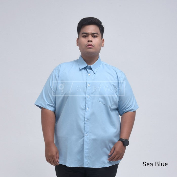 Kemeja Pria Big Size Ukuran Besar Jumbo XXL XXXL GDE WGB