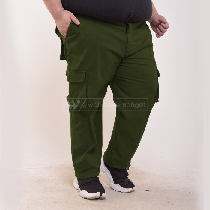 Cargo Track Pants Jumbo Big Size Ukuran Besar XXL XXXL WGB Army