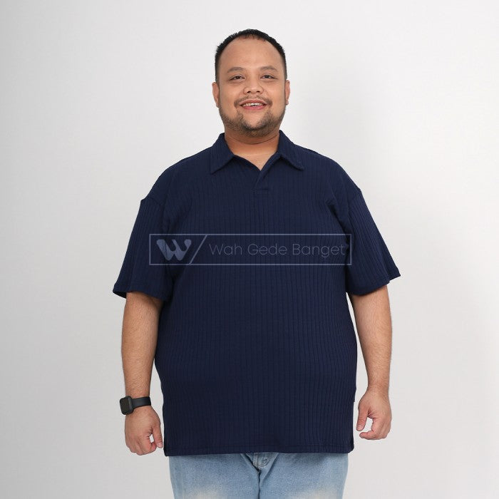 WGB Kaos Polo Knit Pria Big Size Ukuran Jumbo XXL XXXL