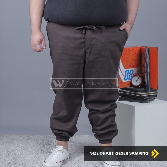 WGB Celana Chino Jogger Basic Jumbo Big Size Ukuran Besar XXL XXXL