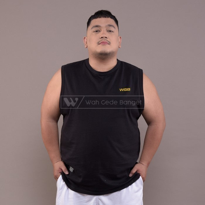 WGB Long Cut Basic Tshirt Pria Bigsize Super Jumbo XXL XXXL