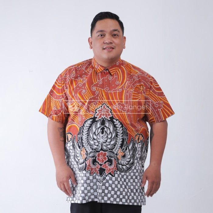 Batik Pria Exclusive Lengan Pendek Big Size Ukuran Besar XXL XXXL WGB