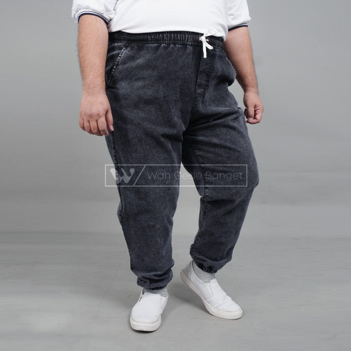 WGB Celana Jeans Jogger Basic Jumbo Big Size Ukuran Besar XXL XXXL