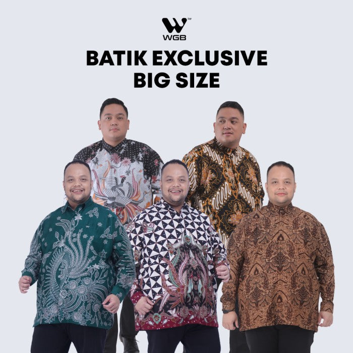 Batik Pria Jumbo Big Size Ukuran Besar XXL XXXL WGB ANGGABAYA