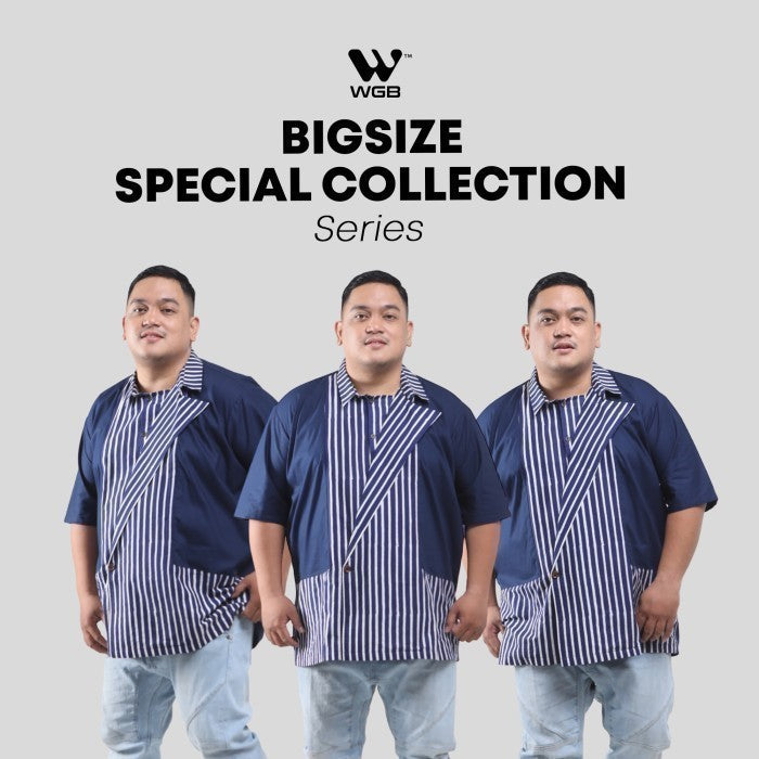 WGB Kemeja Etnik Pria Big Size Pendek Special Collectian Jumbo XL XXL