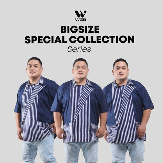 WGB Kemeja Etnik Pria Big Size Pendek Special Collectian Jumbo XL XXL