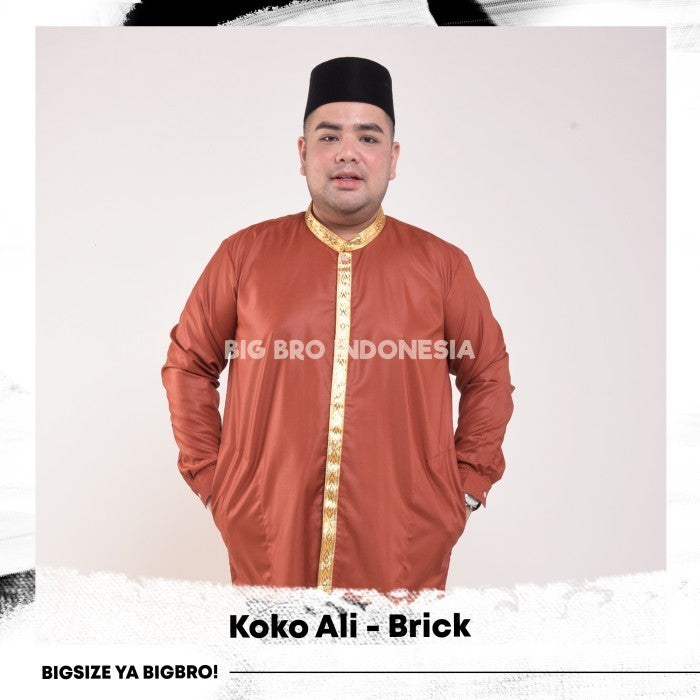 Koko Big Size Pria BIG BRO Ukuran Besar Jumbo XXL XXXL White Ali