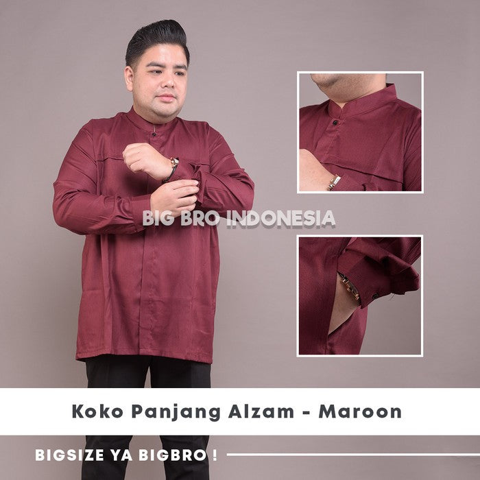 BigBro Koko Panjang Basic Pria Big Size Ukuran Jumbo XXL XXXL