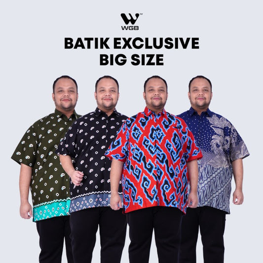 Batik Pria Jumbo Big Size Ukuran Besar XXL XXXL WGB PRAWIRA