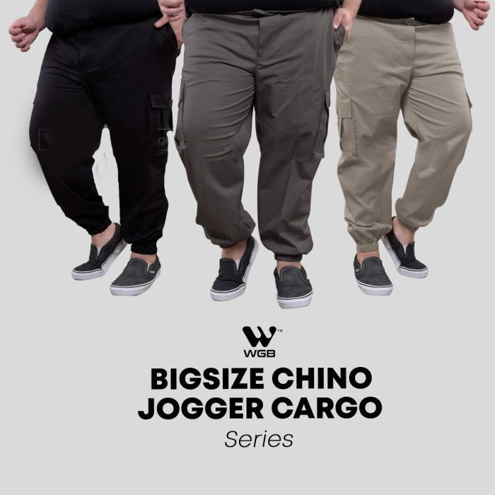 WGB Celana Chino Cargo Jogger Jumbo Big Size Ukuran Besar XXL XXXL