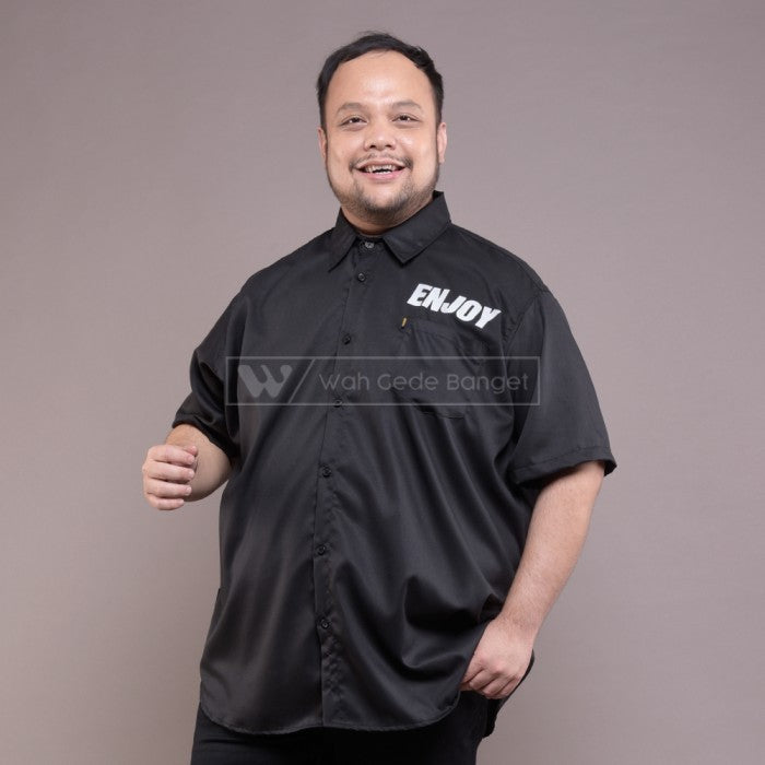 Kemeja Pria Kombinasi Jumbo Big Size Ukuran Besar XXL XXXL WGB Chief