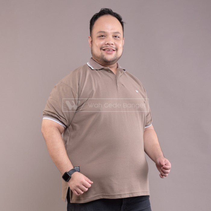 WGB Kaos Polo Two Tone Pria Big Size Ukuran Jumbo XXL XXXL