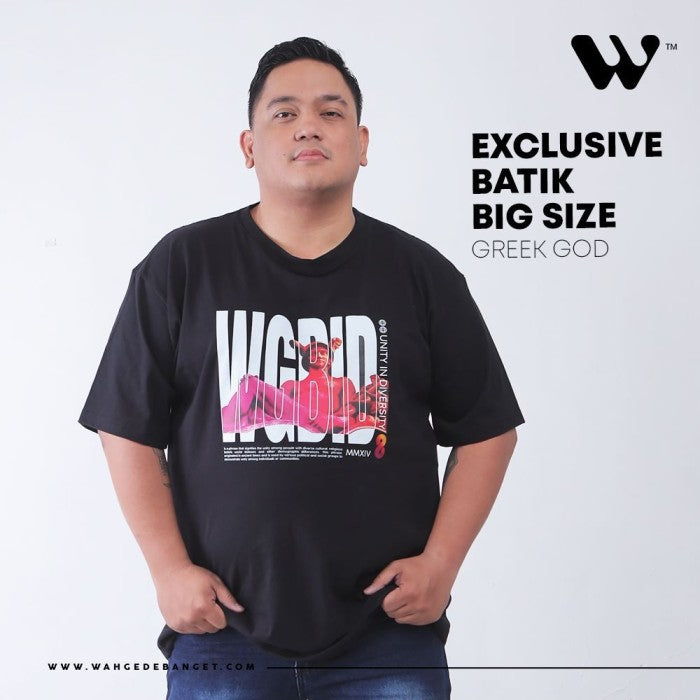 WGB Kaos Printed Jumbo Pria Big Size Ukuran Besar XXL XXXL