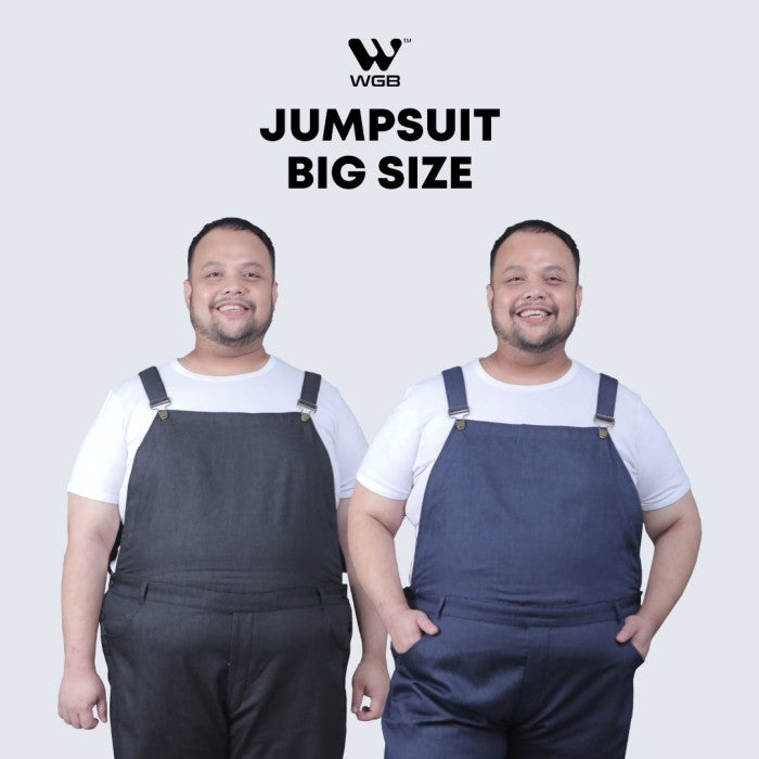 WGB Jumpsuit Pria Big Size Ukuran Jumbo XL XXL XXXL