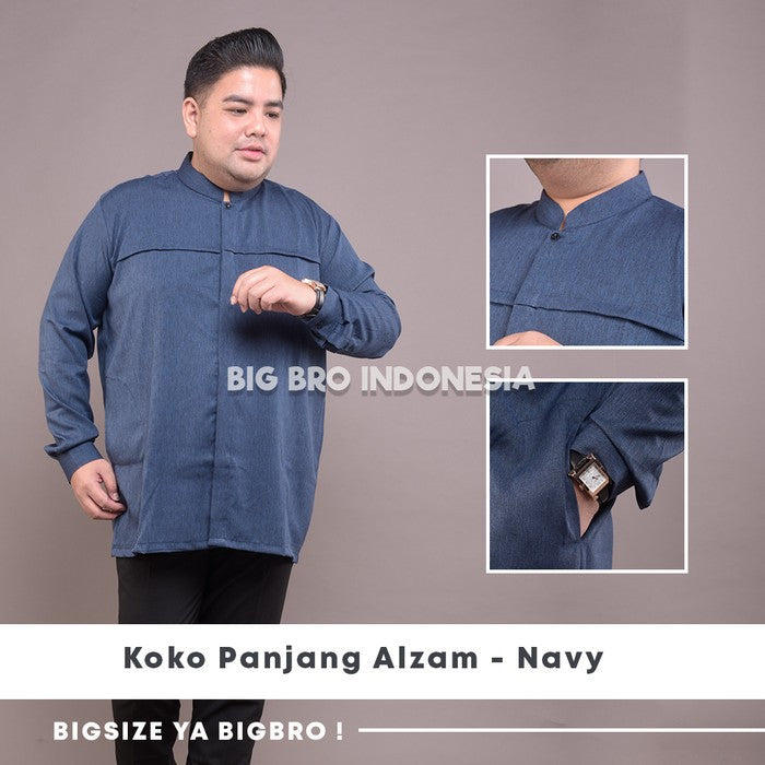 BigBro Koko Panjang Basic Pria Big Size Ukuran Jumbo XXL XXXL