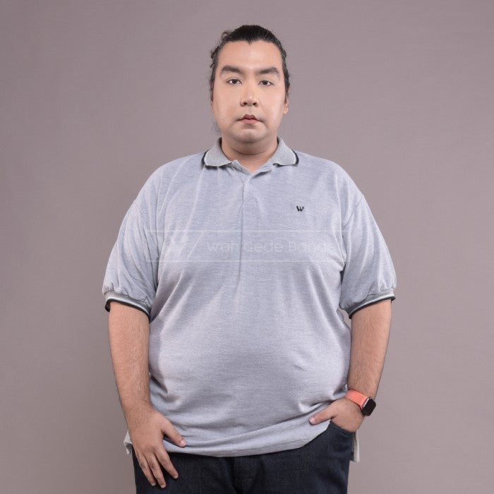 WGB Kaos Polo Two Tone Pria Big Size Ukuran Jumbo XXL XXXL