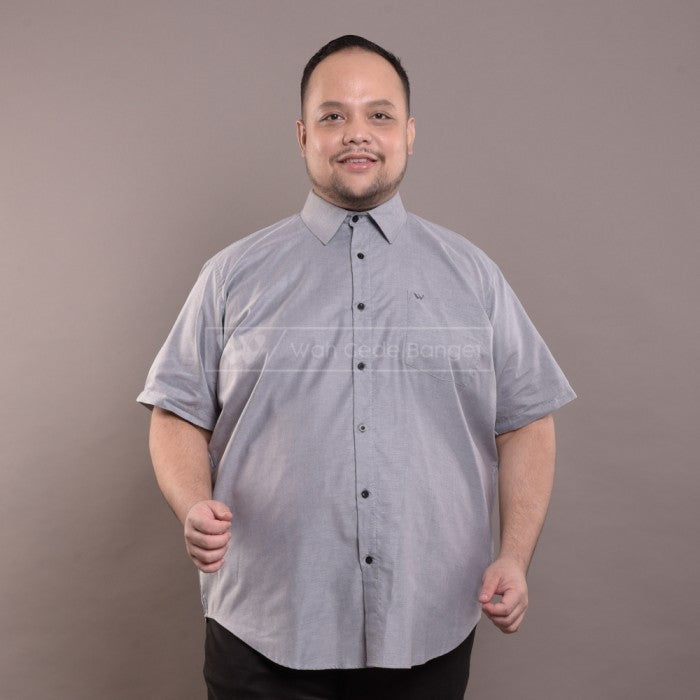 Kemeja Pria Jumbo Big Size Ukuran Besar XXL XXXL WGB Man In Black Ox