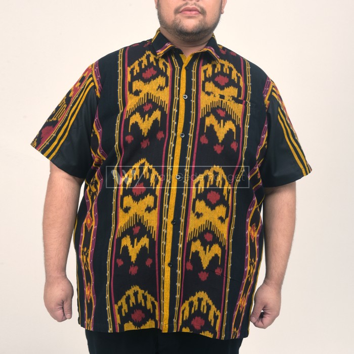 WGB Kemeja Tenun Pria Big Size Special Collection Jumbo XL XXL