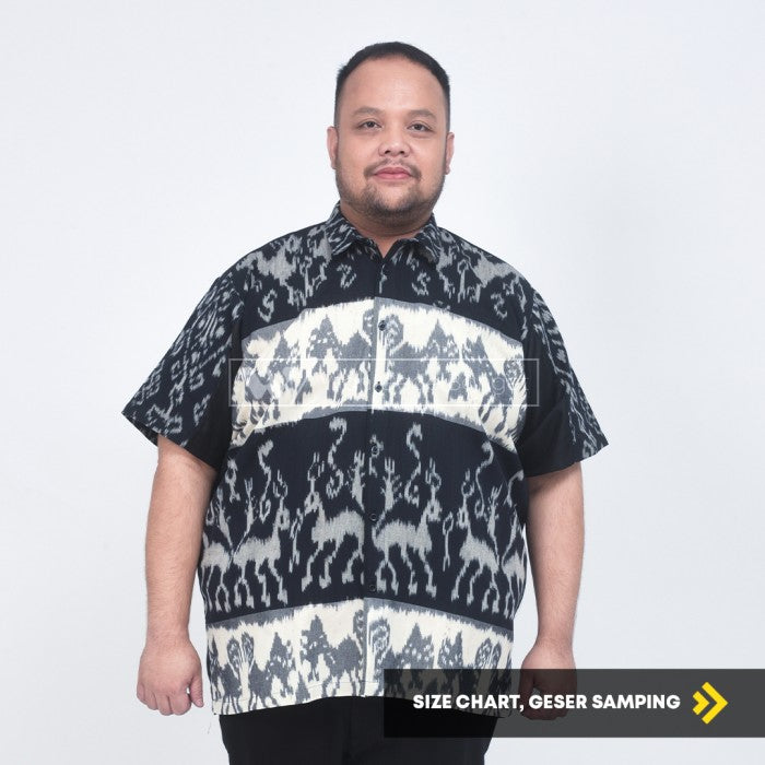 WGB Kemeja Tenun Pria Big Size Special Collection Jumbo XL XXL