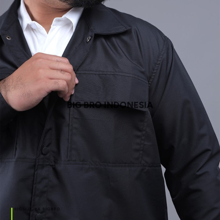 BigBro Jaket Overshirt Pria Big Size Ukuran Jumbo XXL XXXL