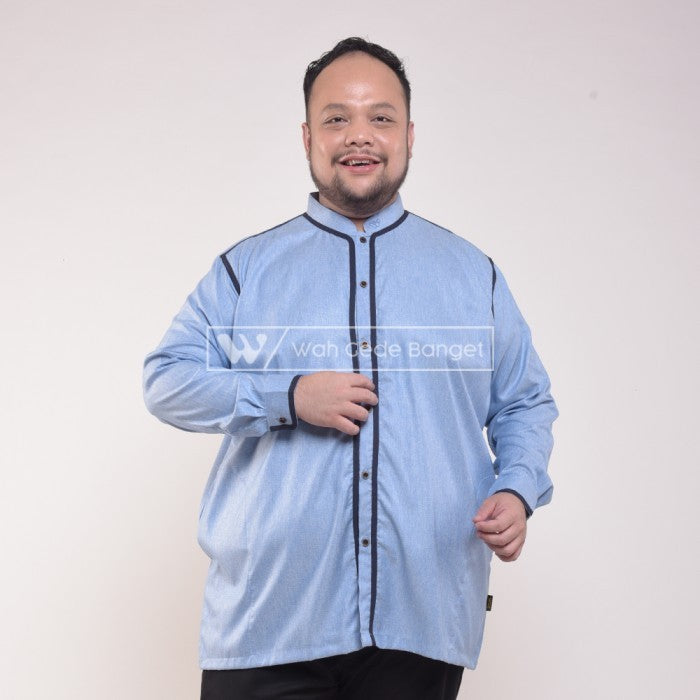 Abraham Kemeja Koko Muslim Pria Jumbo Big Size XXL XXXL WGB