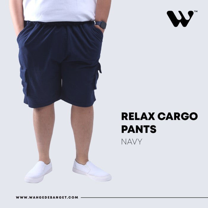 WGB Celana Pendek Santai Relax Cargo Pria Big Size Jumbo XXL XXXL
