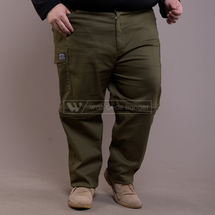 WGB Celana Tactical 2in1 Sambung Pants Pria Bigsize Ukuran Besar XXXL