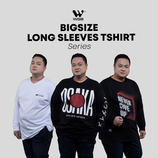 WGB Kaos Lengan Panjang Jumbo Big Size Ukuran Besar XXL XXXL