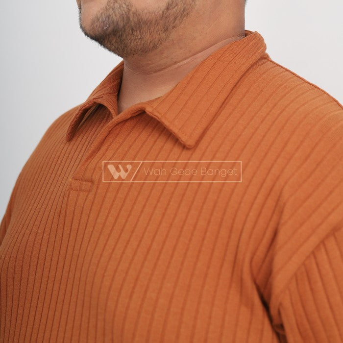 WGB Kaos Polo Knit Pria Big Size Ukuran Jumbo XXL XXXL