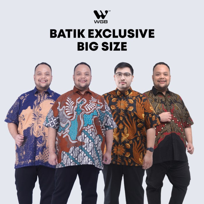 Batik Pria Jumbo Big Size Ukuran Besar XXL XXXL WGB PRAWIRA