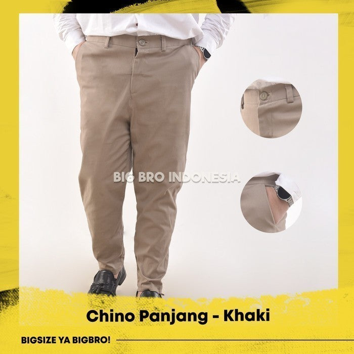 BigBro Celana Chino Basic BigSize BIG BRO Ukuran Besar XL XXL XXXL