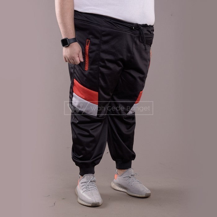 WGB Celana Jogger Color Blocked Pria Bigsize Ukuran Besar Jumbo XL XXL