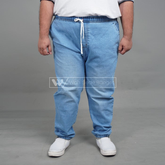 WGB Celana Jeans Jogger Basic Jumbo Big Size Ukuran Besar XXL XXXL