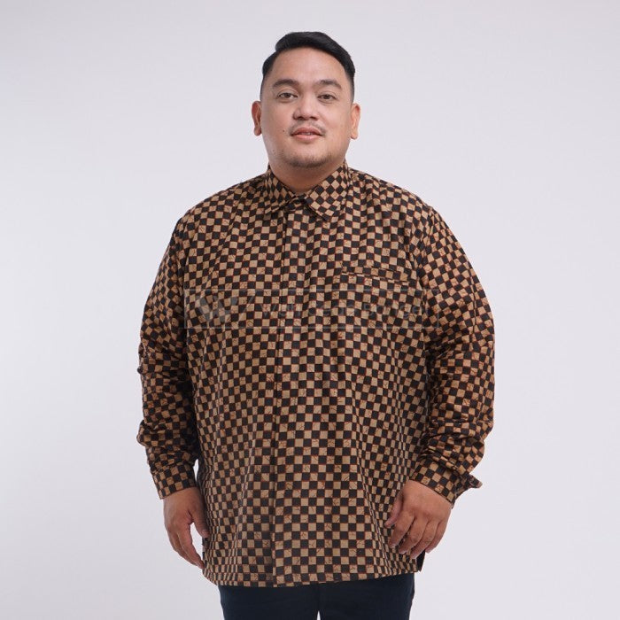 Batik Pria Jumbo Big Size Ukuran Besar XXL XXXL WGB ANGGABAYA