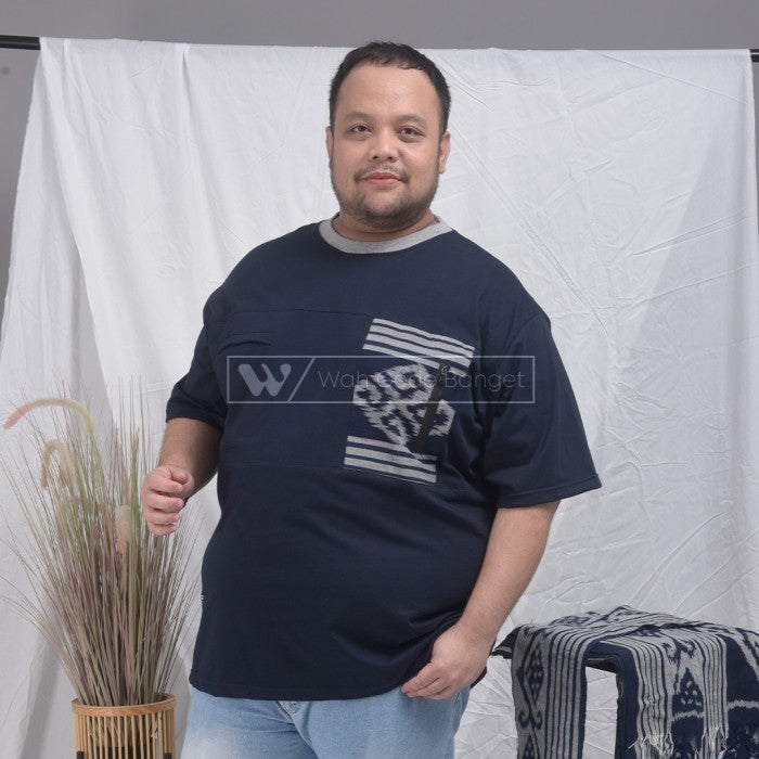 WGB Kaos Tenun Pria Big Size Ukuran Jumbo XXL XXXL