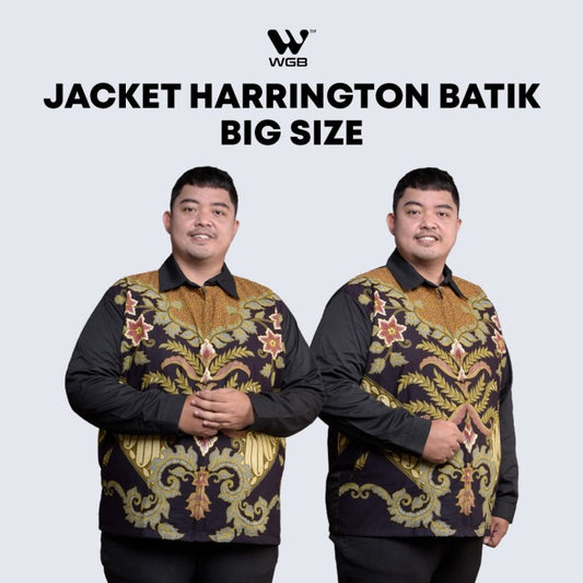 WGB Jaket Harrington Batik Premium Pria Big Size Pria Classic XXL XXXL