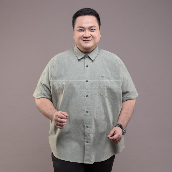 Kemeja Pria Jumbo Big Size Ukuran Besar XXL XXXL WGB Man In Black Ox