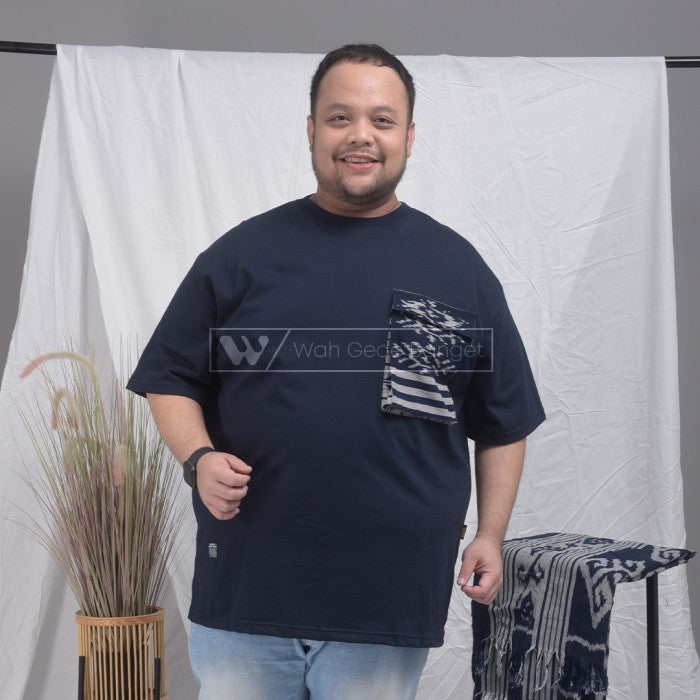 WGB Kaos Tenun Pria Big Size Ukuran Jumbo XXL XXXL