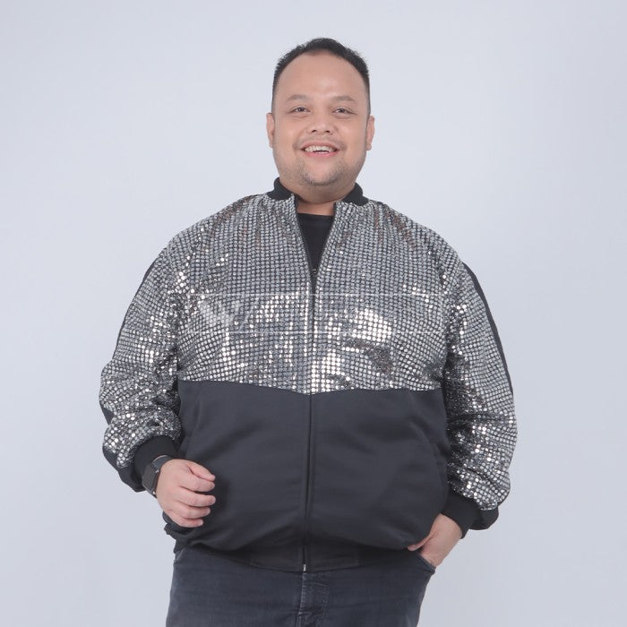 WGB Jaket Bling Bling Shining Pria Big Size Ukuran Besar Jumbo XL XXL