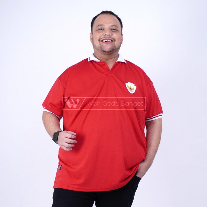 WGB Kaos Polo Quick Dry Garuda Pria Big Size Ukuran Jumbo XXL XXXL