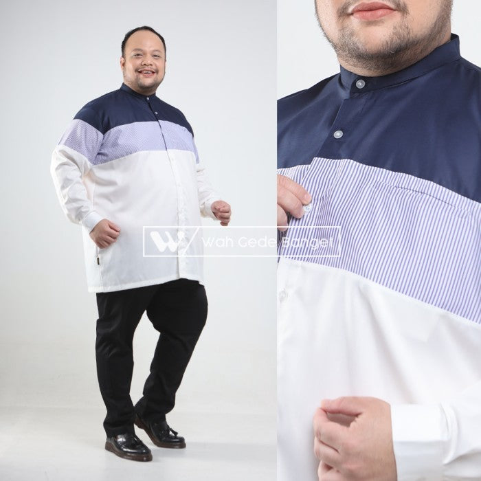 BigBro Koko Panjang Kombinasi Pria Big Size Ukuran Jumbo XXL XXXL