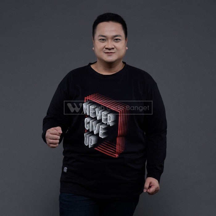 WGB Kaos Lengan Panjang Jumbo Big Size Ukuran Besar XXL XXXL