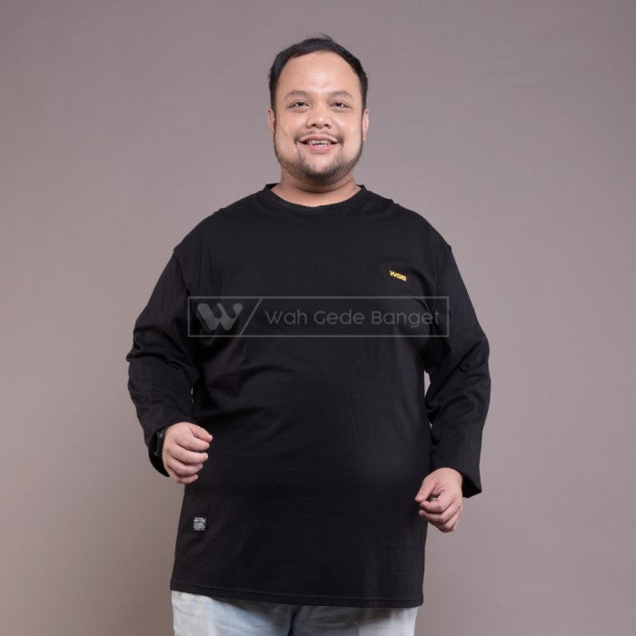 WGB Kaos Basic Panjang Pria Bigsize Super Jumbo XL XXL XXXL